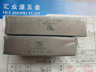 不銹鋼搓牙板的特點與應用 TOSG 1/4W20進口搓絲板專業(yè)解析